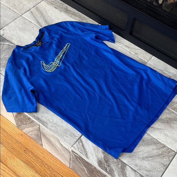 Nike Other - Nike Kids Blue Tee with Graphic Swoosh